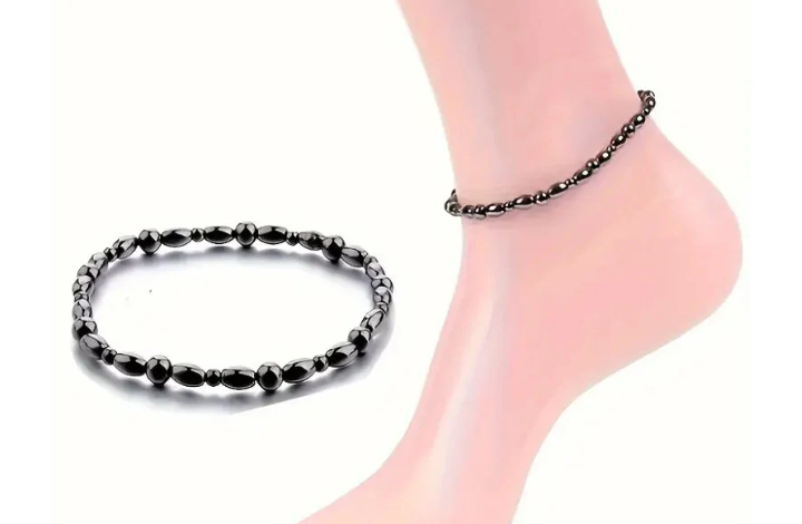 Gun Metal Grey Hematite Beaded Bracelet for Women & Men - "The Stone of the Mind" - Magnetic Therapy - Biomagnetic Therapy - Magnetherapy