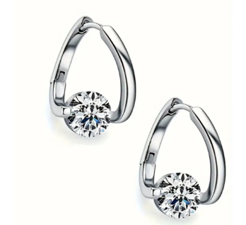 Lymphatic Germanium Magnetology Drainage Copper Plated Hoop Earrings
