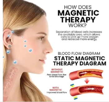 Lymphatic Germanium Magnetology Drainage Copper Plated Hoop Earrings
